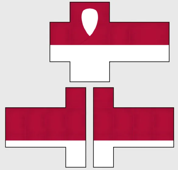 Image of Red V-Neck Crop Top