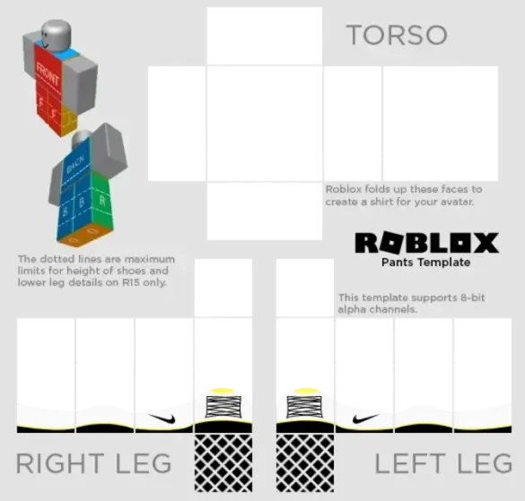 Roblox Nike Sneakers Template by Pixlr to preview and edit.